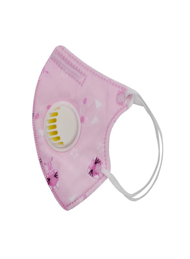 VRITRAZ PM 2.5 Kids Children Anti-Pollution Activated Carbon Face Mask with Breathing Valve - Image 2